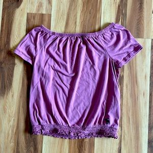 Abercrombie Kids mauve top